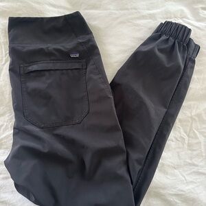 Patagonia Black Women's Track Joggers with Elastic Cuff